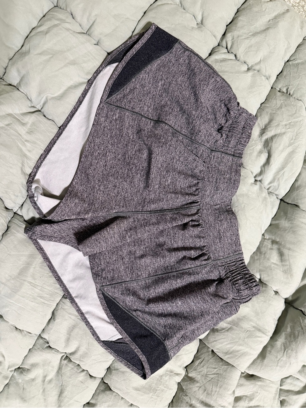 lululemon athletica Heather Charcoal Performance Shorts